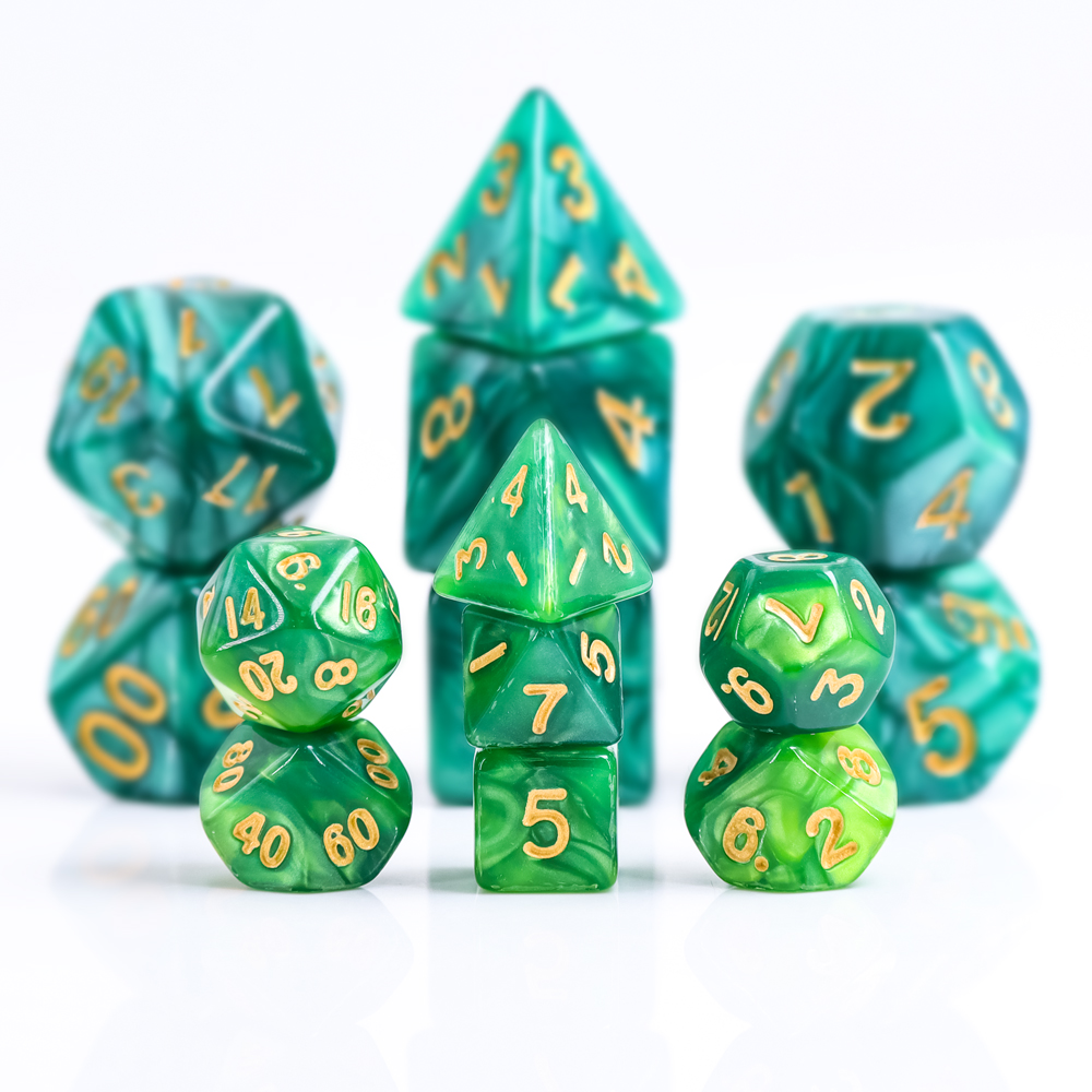 Mini DiceGreen Pearl,Mini Dice